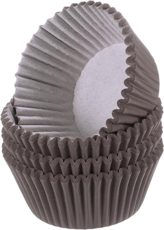 HARFINGTON 100 Count Cupcake Liners Coffee Cupcake Cups Standard Size Muffins Liners Papers Baking Cups Wrappers Greaseproof for Party Wedding Birthday