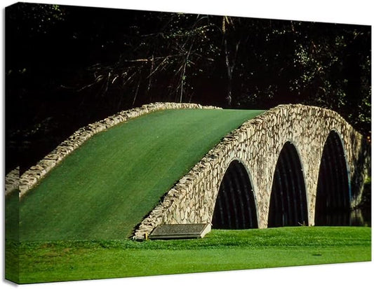 chenchenArt Famous Bridge at Augusta National Golf Course Wall Art by chenchenArt