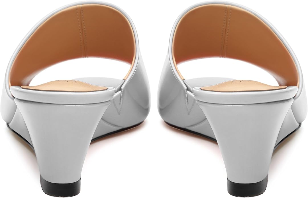 Wedge Sandals for Women Open Toe Wedge Heels Womens Matte High Heel Sandal - Image 4