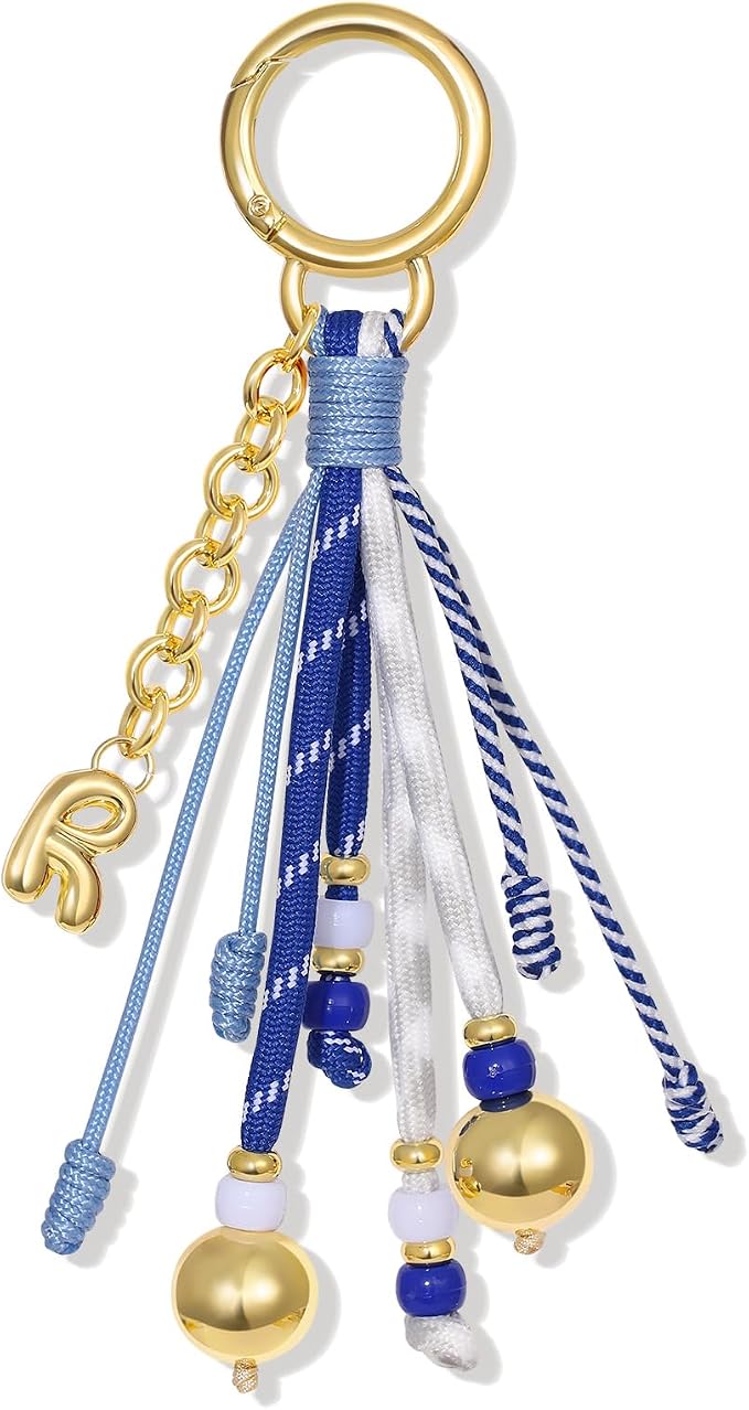 KissYan Christmas Initial Bag Charm by KissYanJewelry