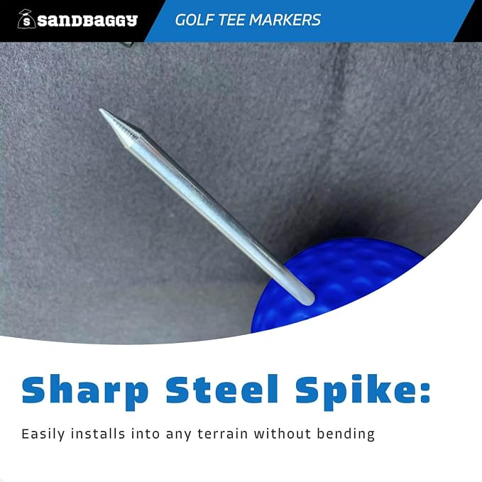 Sandbaggy Plastic Tee Markers for Golf Course - Image 8