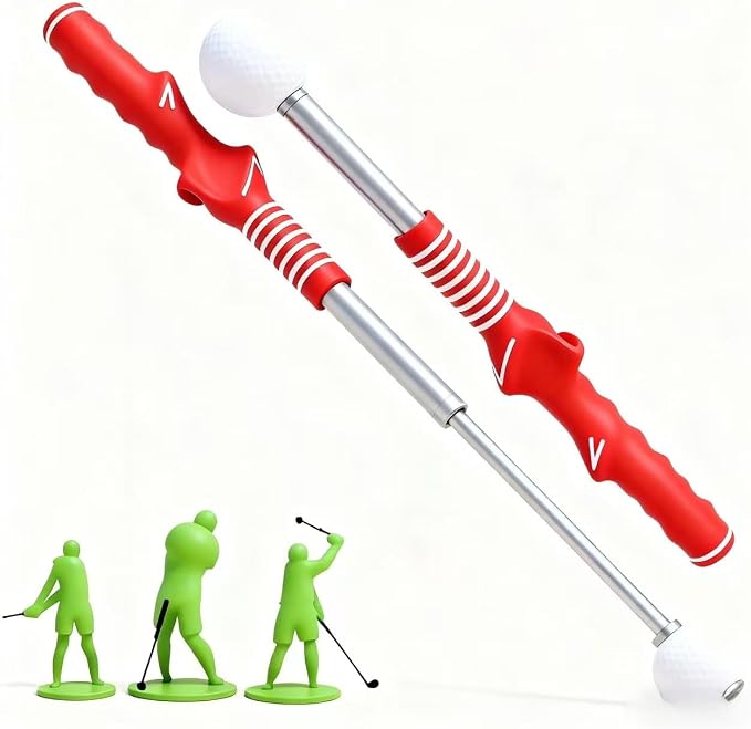 Retractable Golf Swing Training Aid, Right-Handed Golf Swing Trainer, Golf Grip by FAIREDEAR