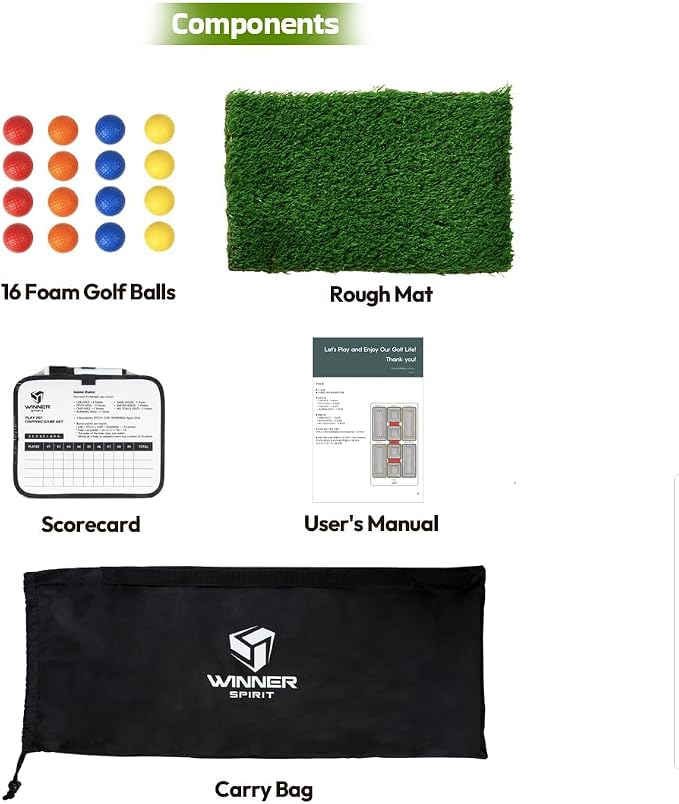 WINNER SPIRIT Play 707 Golf Chipping Game Net - Image 3