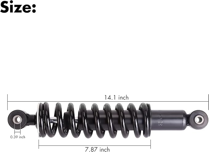 10L0L Golf Cart Rear Shock Absorber Assembly Fits - Image 5