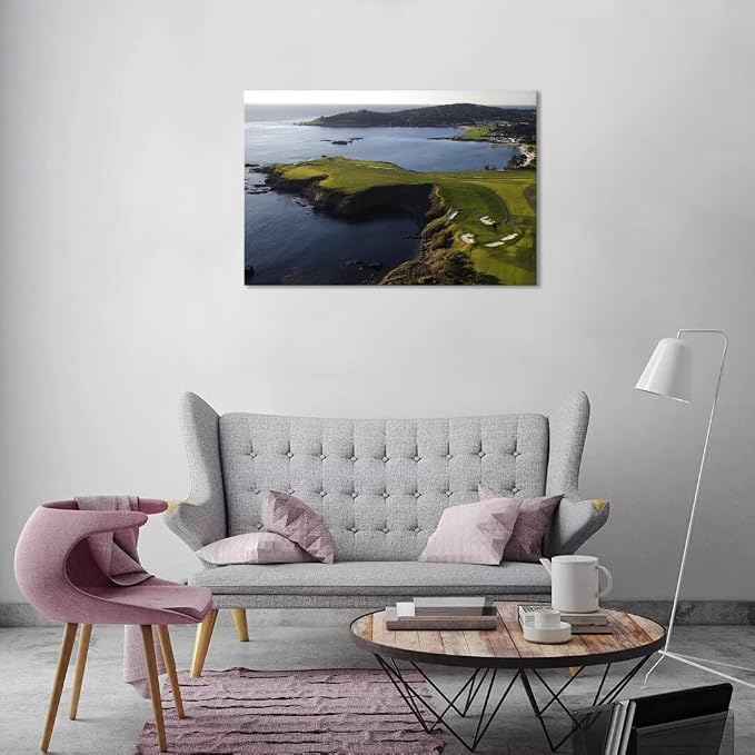 Pebble Beach Golf Course Wall Art Pictures - Image 5