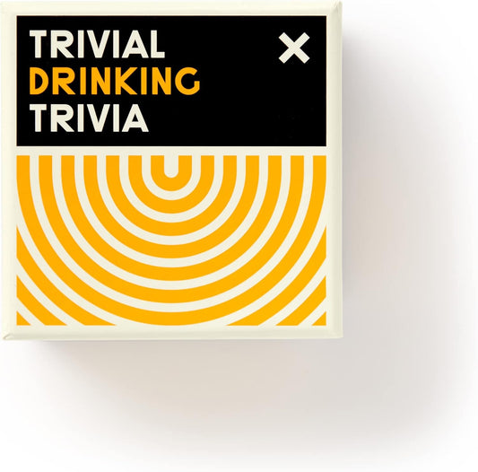 Brass Monkey Trivial Drinking – Trivia Card Game Set with 200 Unique Questions About Random Drinking Knowledge for Adults