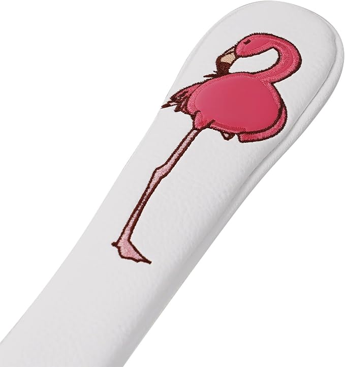Craftsman Golf Flamingo White Golf Driver Fairway Wood Hybrid Putter Headcover - Image 4