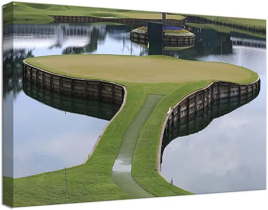 TPC Sawgrass Golf Course Wall Art by chenchenArt