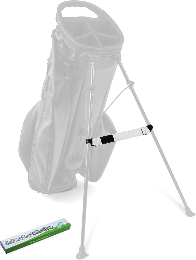 Big Teeth Golf Bag Accessories Leg Leather Strap, Stabilizer Strap, Equipment by BigTeeth
