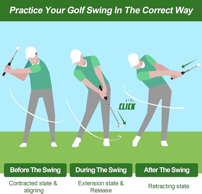Retractable Golf Swing Trainer - Image 5