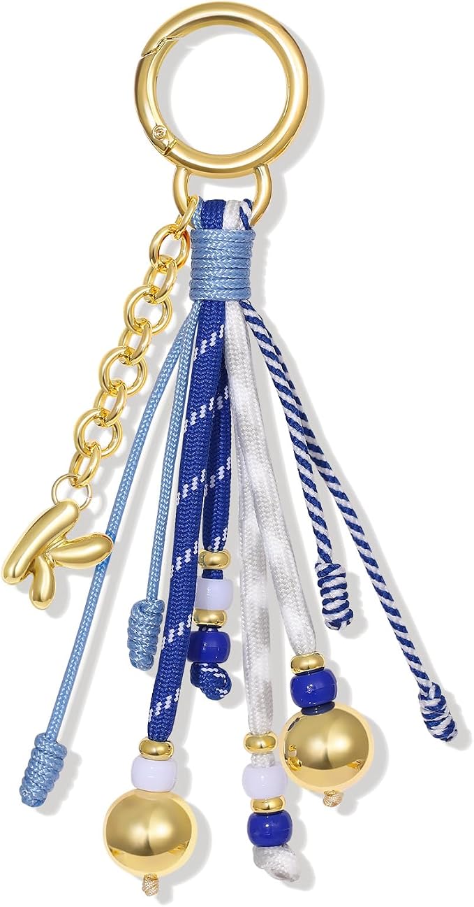 KissYan Christmas Initial Bag Charm by KissYanJewelry