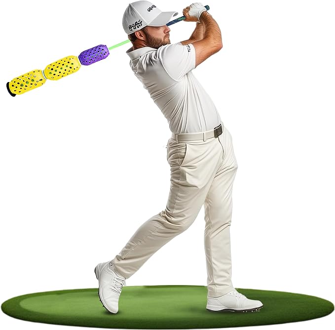 Aero Stiff Shaft, Golf Training Aid and Warm Up Tool, Speed Stick by AERO-SWING