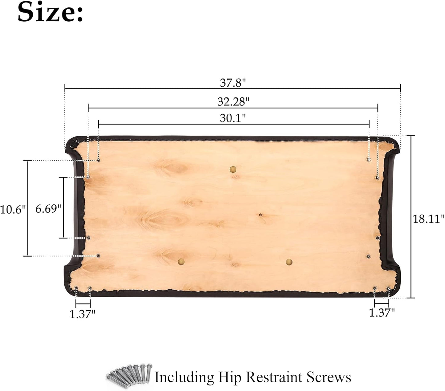10L0L Front Seat Bottom & Backrest Assembly for Club Car DS 2000.5-up Golf Cart, Factory Style Replacement Cushions