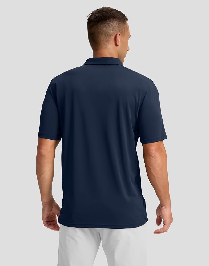 Men's Golf Shirts Dry Fit Moisture Wicking Performance Short Sleeve Collared - Image 3