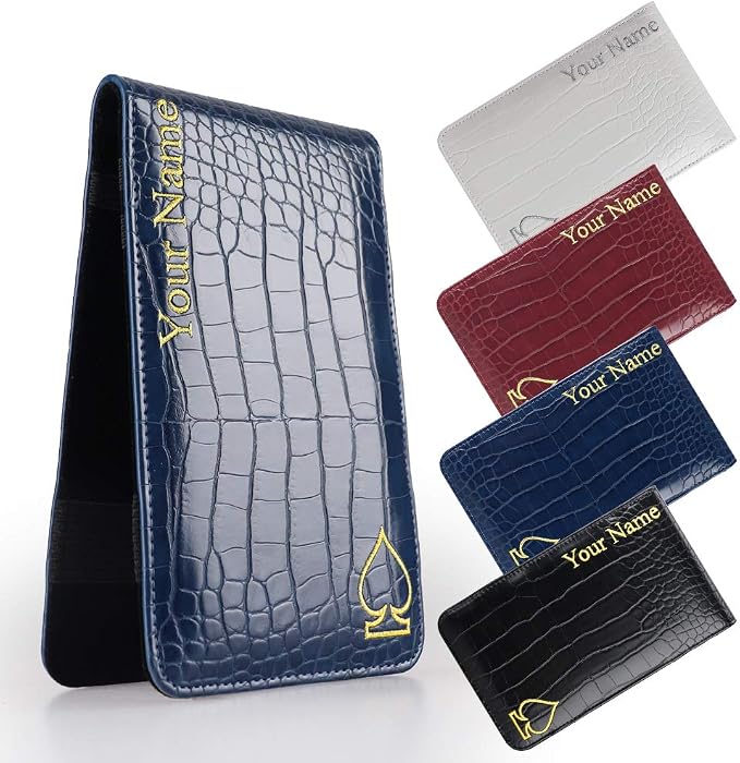Craftsman Golf Crocodile Pattern Golf Scorecard Holder and Yardage Book Cover - Image 7