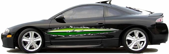 Generic Ripped Metal Graphics Decal Set - Image 7