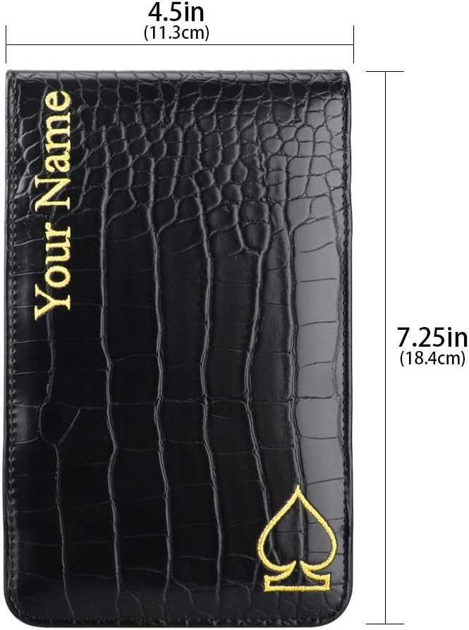Craftsman Golf Crocodile Pattern Golf Scorecard Holder and Yardage Book Cover - Image 7