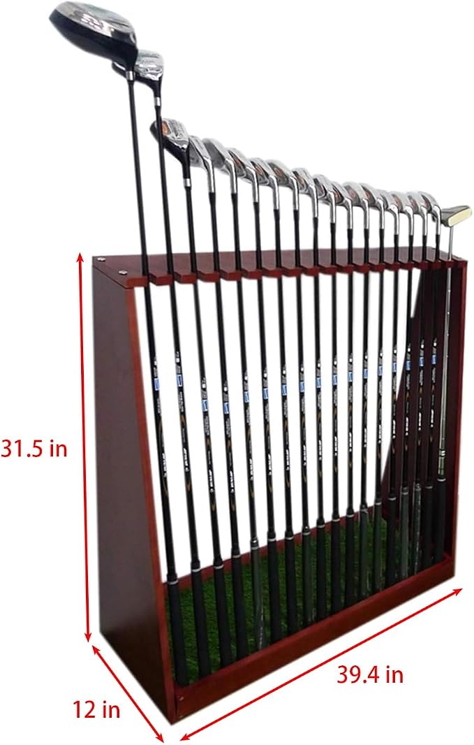 Aimery Golf Club Rack, Putter Rack, 18-Clubs Display Stand - Image 2