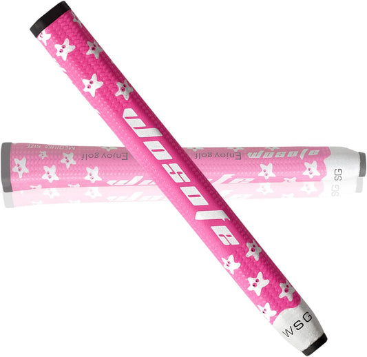 Golf Putter Grip LightWeight Non-slip Midsize 55g 3.0 Silica Gel Particle Eva Rubber Men Women Starfish Pattern Several Colors to Choose