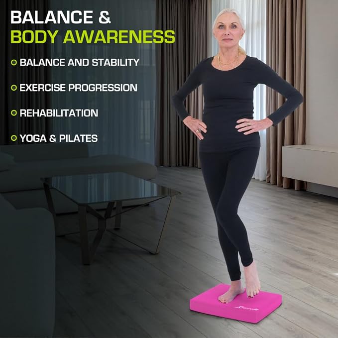 ProsourceFit Exercise Balance Pad – Non-Slip Cushioned Foam Mat & Knee Pad - Image 5
