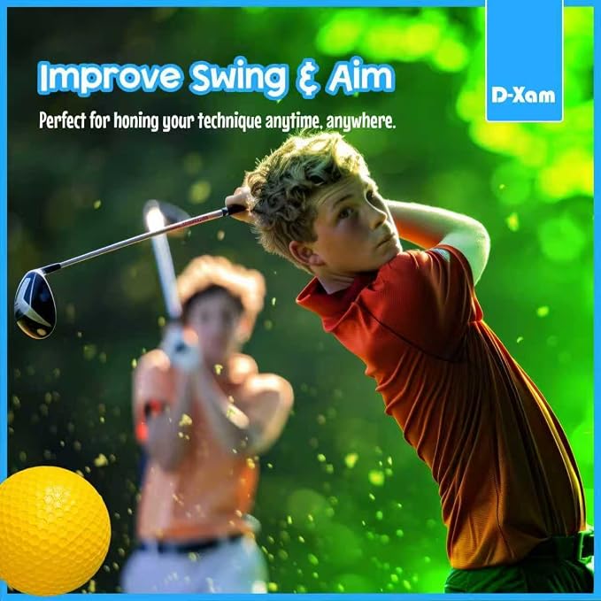 D-Xam Foam Golf Balls Bulk Practice Golf Ball Soft Multicolor - Image 7