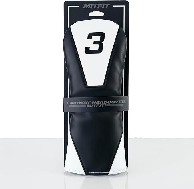 Single Headcover, Easy Slip-On Easy-Off Golf Club Headcover, Fleece Lined by MitFit