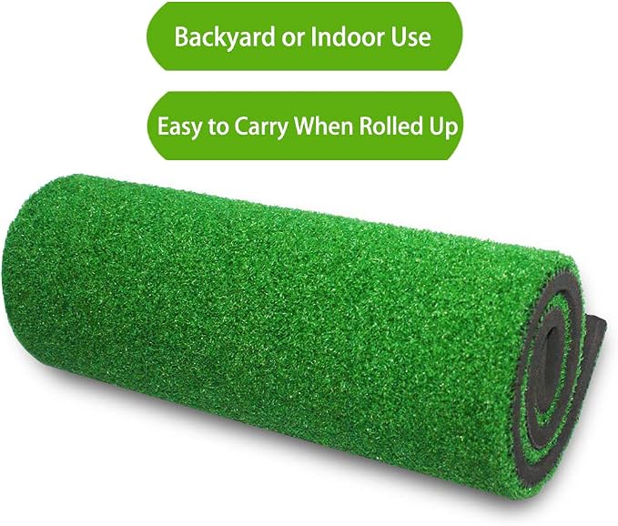 Golf Hitting Mat -32 x 20 inch Artificial Turf, SBR Foam Bottom - Image 5