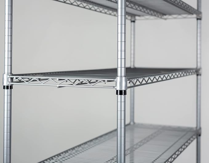 Omega Shelving Storage | 2 Tier Starter Shelving Unit 14" Deep x 36" Wide x 36" - Image 3