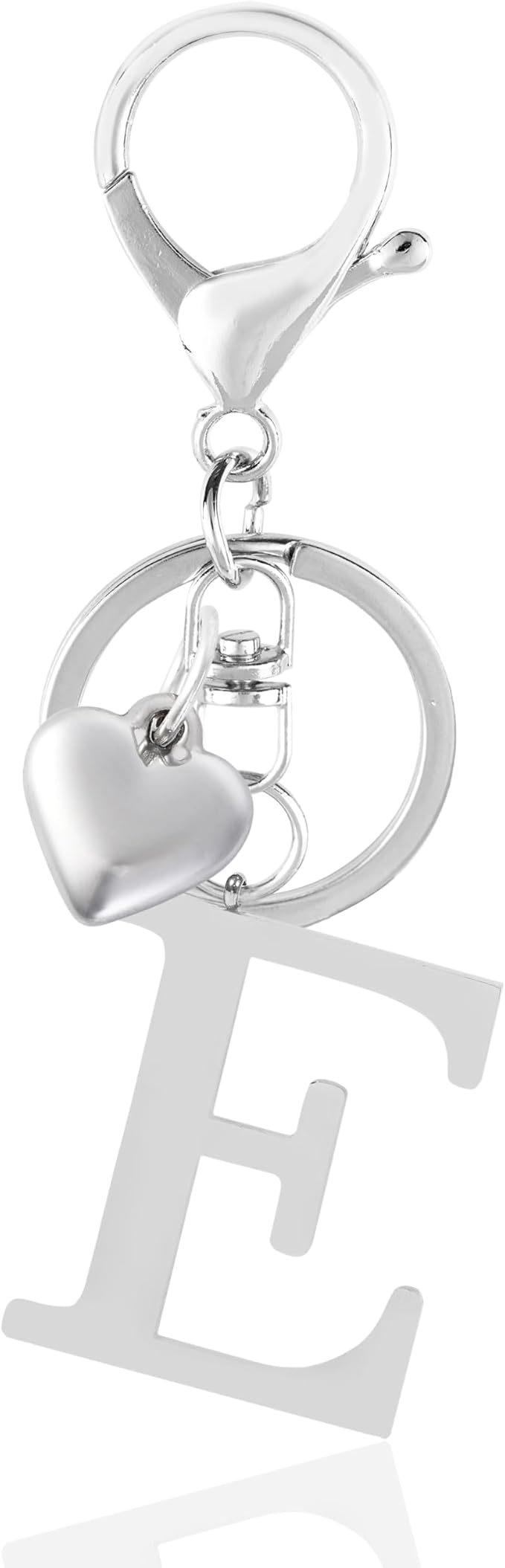 Metal Heart Alphabet Keychain for Women, Girls by Anhbkar