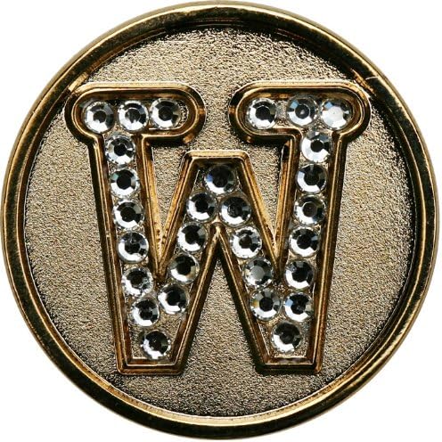 Monogram Initial Golf Ball Marker by Unknown