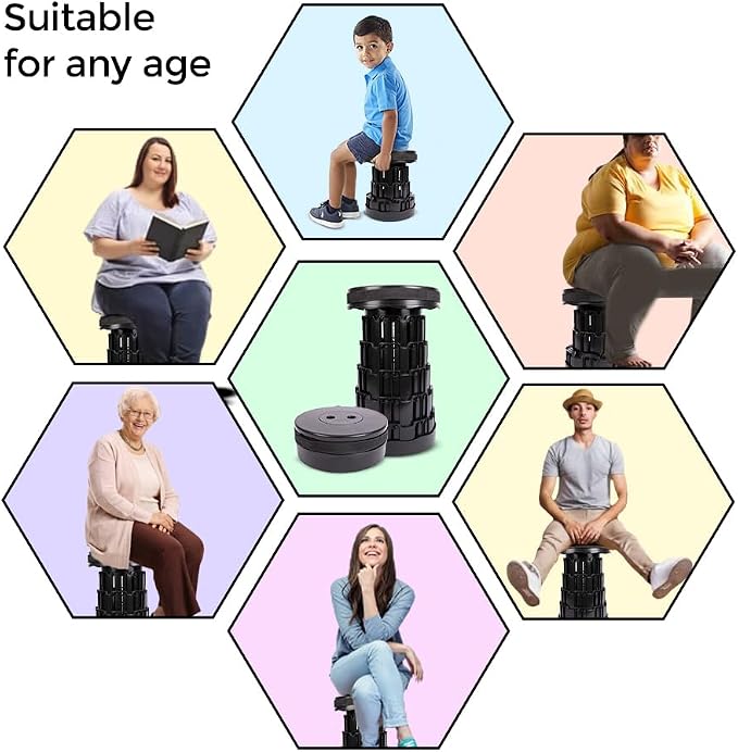 Upgraded Collapsible Stool – Easy to Carry retractable Stool - Image 8