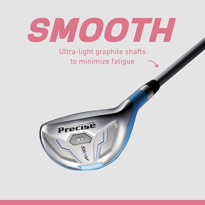 Precise AMG Complete Womens Golf Clubs Set, Includes Driver, 6-PW Irons - Image 6