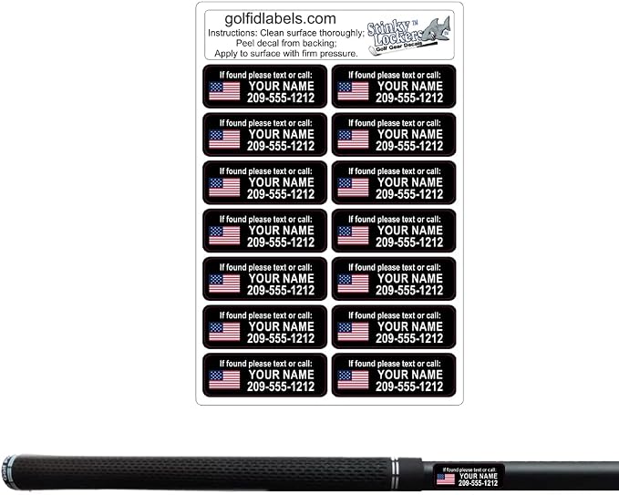 Golf Club Stickers Set of 17| Golf Gift - Image 4