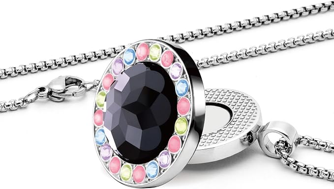 Golf Ball Marker with Ceramic Crystal Ball Marker Necklace Gifts Accessories by ETRUEE-BestChoiceforgolfer