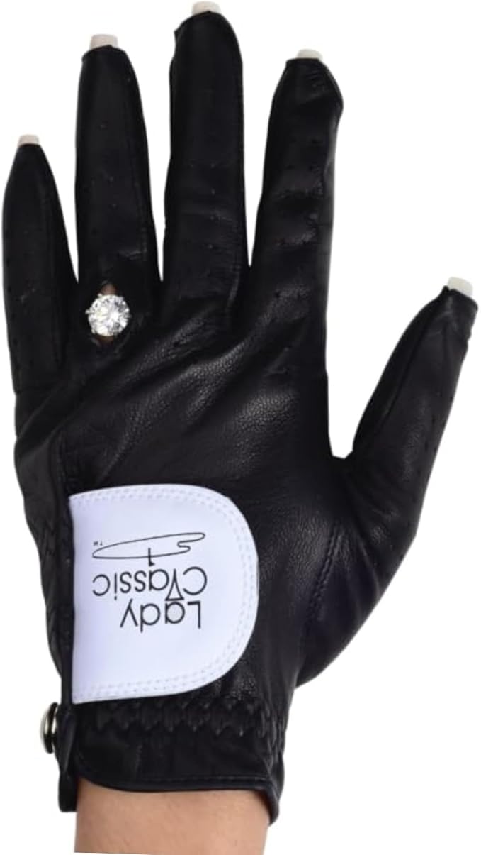Women’s Left for Right Handed Golfers Golf Glove for Nails and Rings | Contour by LadyClassic