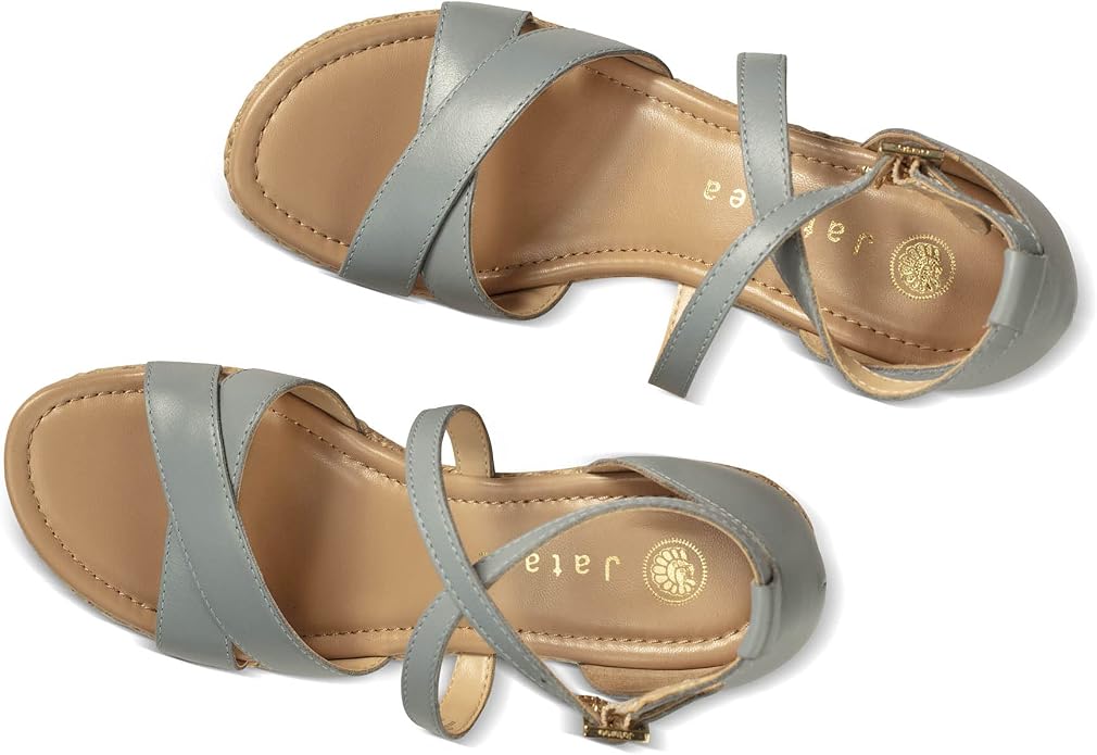JATAREA Leather Wedge Sandals for Women | Women's Sandals Perfect for Summer - Image 3