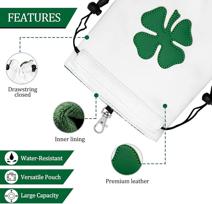 Golf Valuables Pouch, Golf Bag Pouch - Image 3