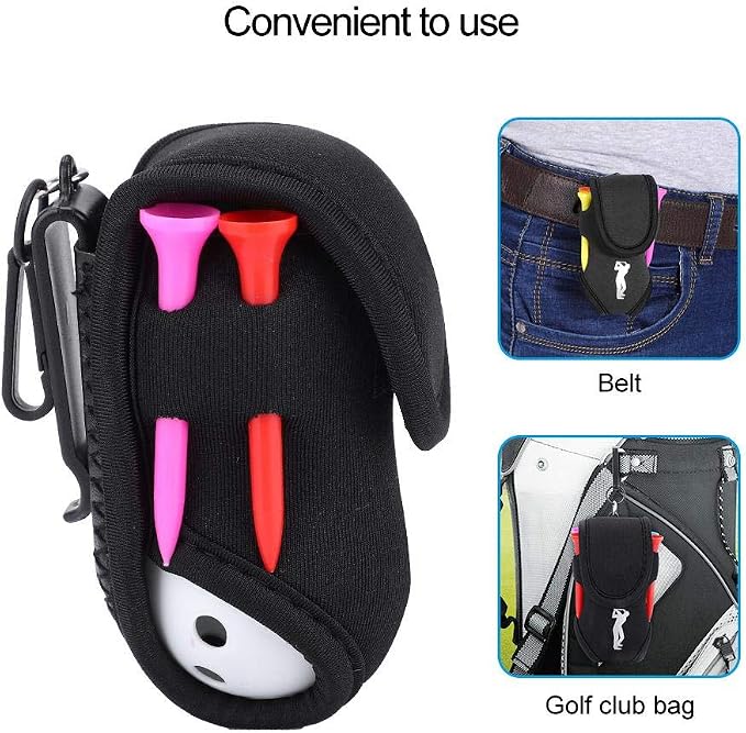 Dioche Golf Ball Waist Bag, Portable Golf Ball Bag Tool Storage Holder Golfer - Image 4
