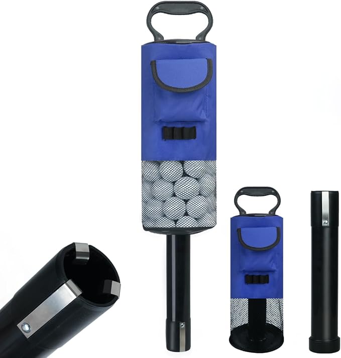 HOW TRUE Golf Ball Retriever, Portable Shag Bag Golf Ball Pick Up by HOWTRUE%C2%AE