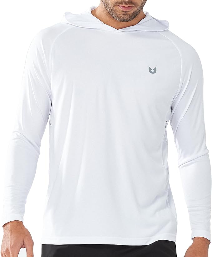 NORTHYARD Men's UPF 50+ Hoodie Shirts Long Sleeve Sun Protection Fishing Swim by NORTHYARD
