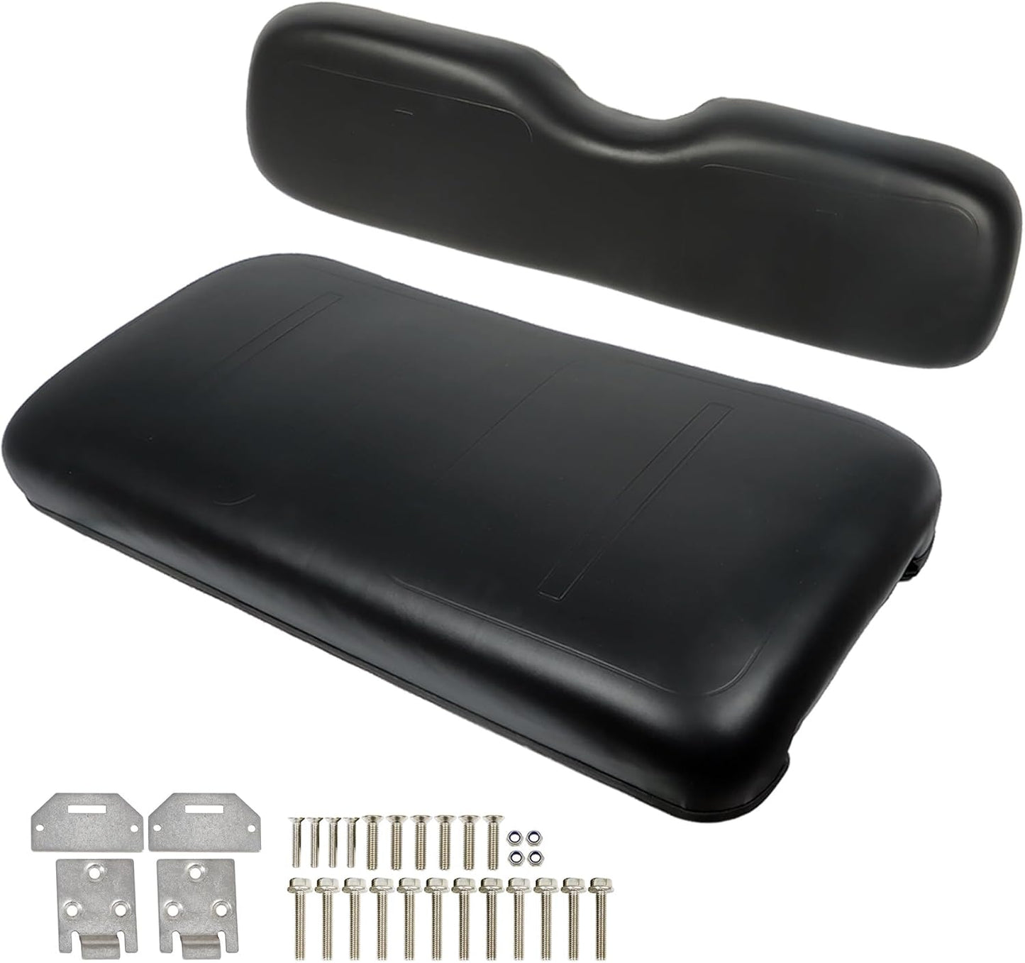 GXYWADY Black Golf Cart Front Seat Cushion Replacement for EZGO Medalist TXT 1994-2013