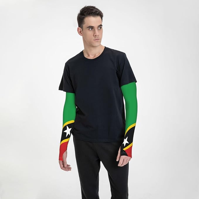 Cute Flag Arm Sleeves Cooling Sun Protection Sports Flag Sleeves - Image 5