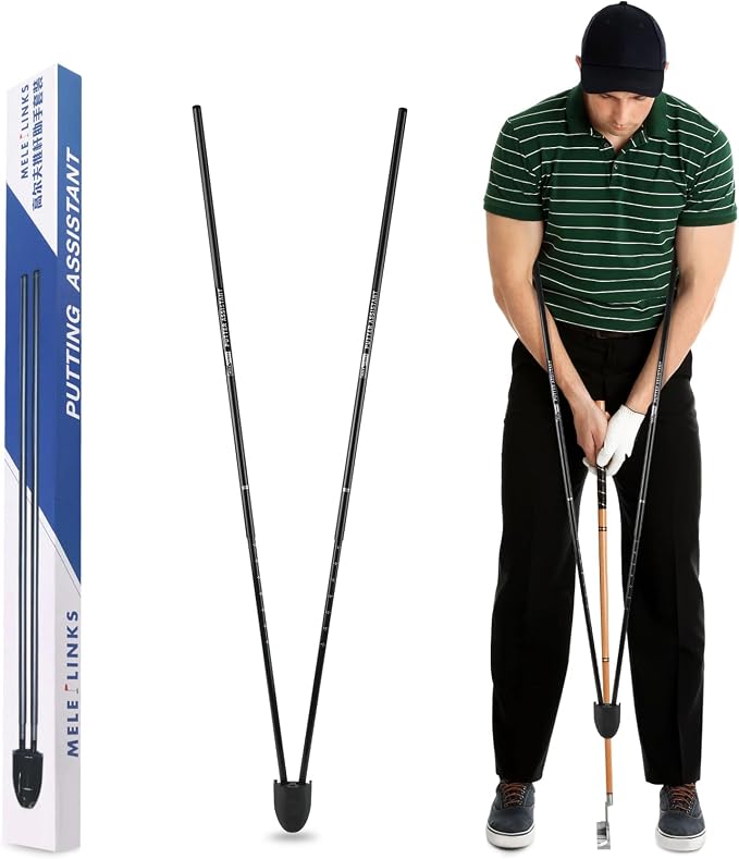 Golf Putting Practice Aid Putter Alignment Aid by AscendAssist