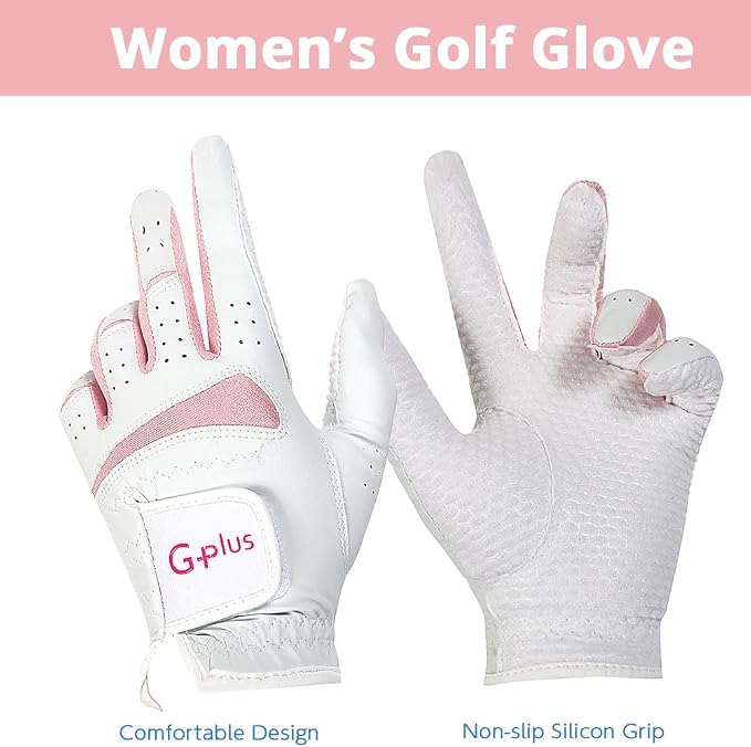 J&S Sporting G-Plus Women's Ladies Golf Gloves, Both Hand/Left Hand or Right - Image 5