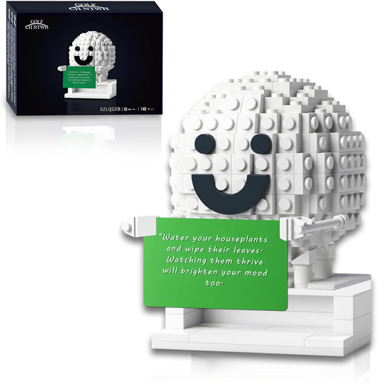Golf Energy Ball Toy Building Set Compatible with Lego Golf - Desk or Shelf Display, Gift for Golfers, Stocking Stuffers & Gift for Christmas