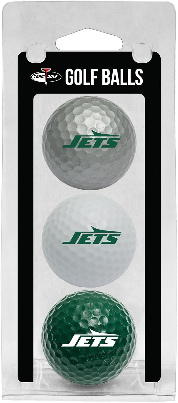 Team Golf NFL Regulation Size Golf Balls, 3 Pack, Full Color Durable Team by TeamGolf