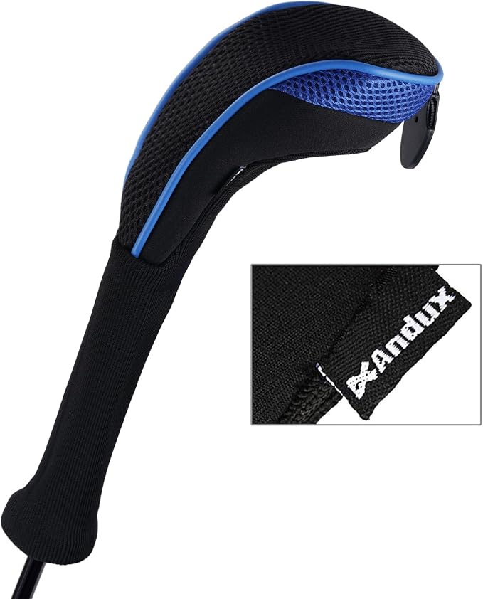 Andux 4 Pack Long Neck Golf Hybrid Club Head Covers Dial No. Tag CTMT-01 - Image 4