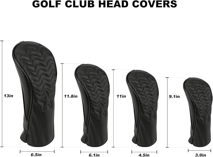 4pcs or 1pc Golf Club Head Covers - Image 6
