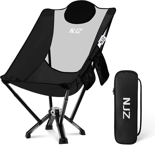 High-Back Folding Chair for Indoor & Outdoor Use — Comfortable Support by NJZ