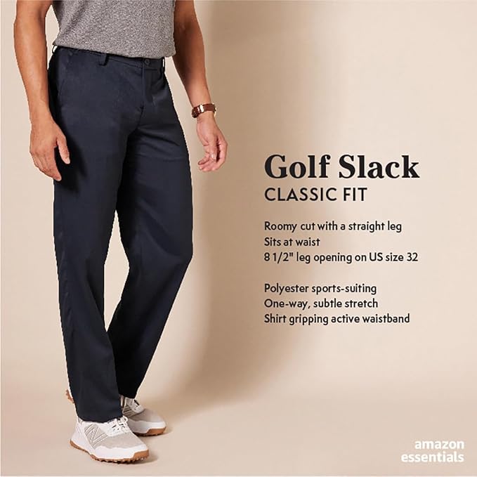 Amazon Essentials Men's Classic-Fit Stretch Golf Pant - Image 2